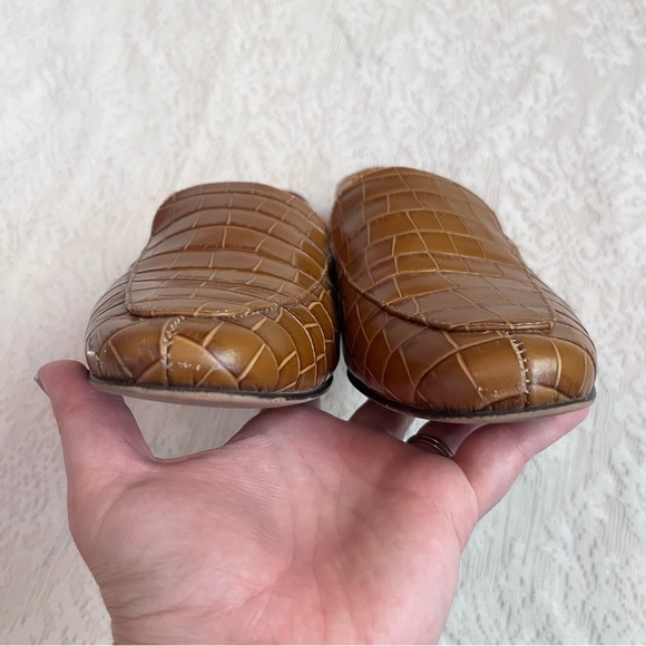 J.Crew Cecile croc embossed leather loafers - Picture 7 of 10